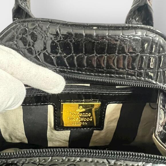 Vintage Vivienne Westwood Triple Black Jumbo Orbit Bag - Picture 5 of 5